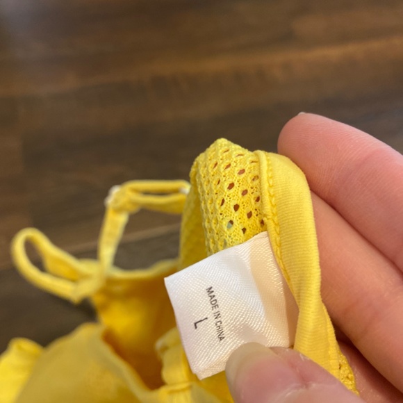 Y2K VICTORIA’S SECRET LEMON YELLOW MINI TENNIS SKIRT SKORT AND TOP SET SZ L & M - Picture 15 of 16